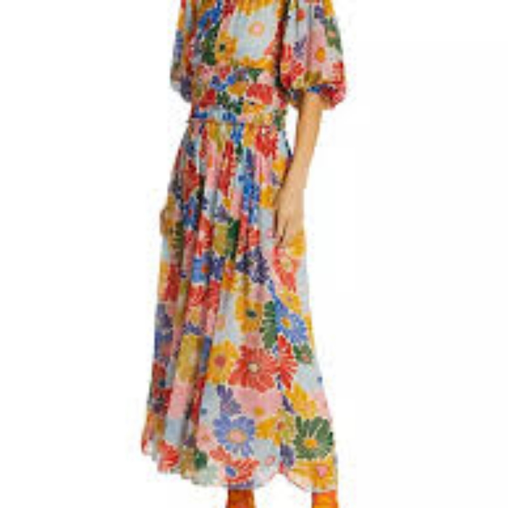 Farm Rio Daisy Maxi Dress